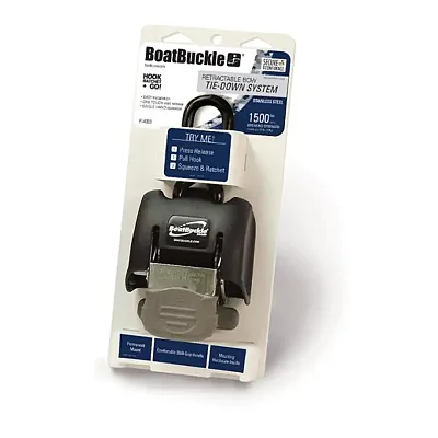 Boatbuckle Stainless Steel Retractable Bow Tie-Down (Each)