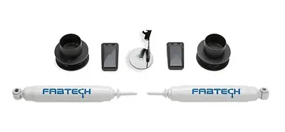 FABTECH FTS23227 2.5&#039; Coil Spcr Kit W/Perf Shks