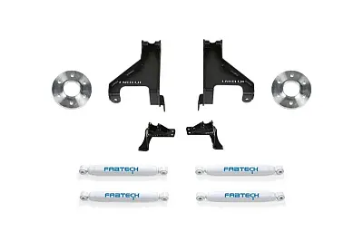 FABTECH K9012 Aux Shock Kit W/ Perf Shks 2015-21