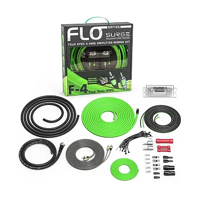 Atrend Surge Flo Series 4 Gauge Amplifier Wiring Kit