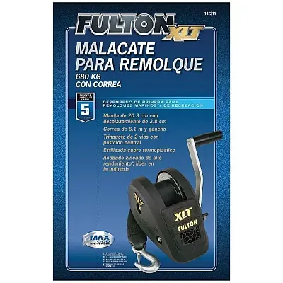 FULTON 142311 Winch 1500 Lbs. Single-Speed W/20