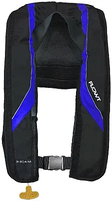 FLOWT 40801233AM Inflatable Yoke Vest - Blue/Black