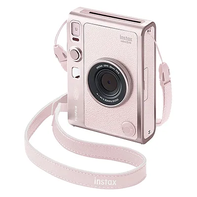 Fujifilm 16962315 Instax Mini Evo Hybrid Instant Camera (Gentle Rose)