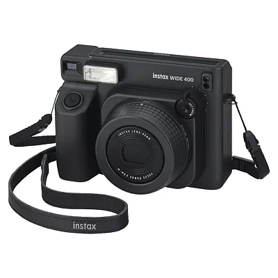 Fujifilm 16975386 Instax Wide 400 Instant Film Camera (Black)