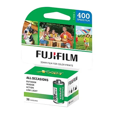 Fujifilm 600022184 Superia 400 Iso 36-Exposure Color Negative Film (Single Roll