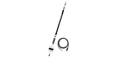 2&#039; No Ground Ant Kit W/17&#039;Coax (Black) Fg2Dd-B