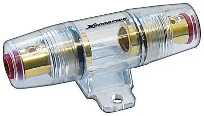 Fuseholder Agu In-Line Gold Xscorpion