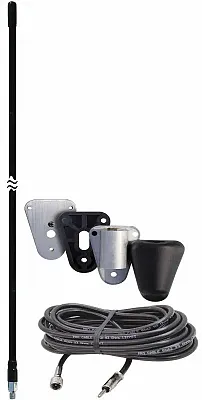 Uniden Flaf5K Frt Liner Cascadia Rear Cab Mount Am/Fm Ant Kit