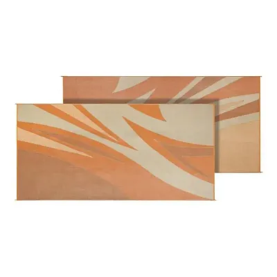 FAULKNER 45638 Mat Summer Waves 8X16 Tan Gold