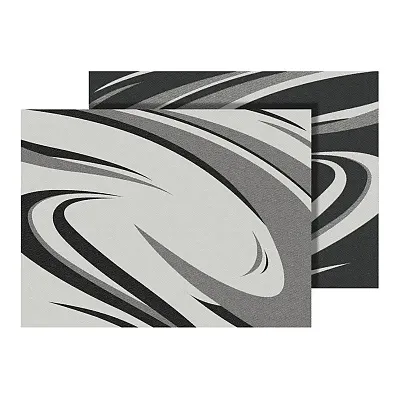 FAULKNER 53008S Mat Mod Swish Black/Grey 9 X 12