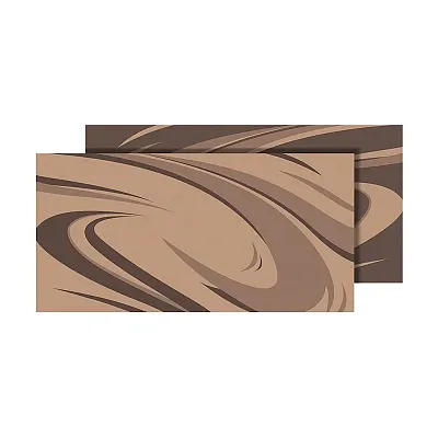 FAULKNER 53010S Mat Mod Swish Brn/Beige 9X18