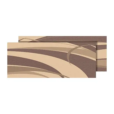 FAULKNER 53023 Mat Spx Graphic Brn/Beige 8 X 20