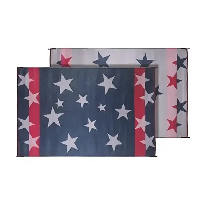 FAULKNER 68877 Mat Patriotic 8X20 Stars &#039;N Stripes