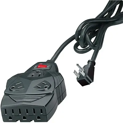 Fellowes 99090 Mighty 8-Outlet Surge Protector, 6Ft