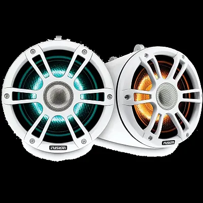 FUSION ELEC 0100243701 Wake Tower Speakers 8.8&#039; Wh Illum.