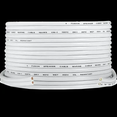 FUSION ELEC 0101289910 Marine Speaker Cable 16 Awg 50 Ft.