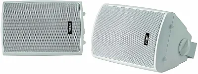 FUSION ELEC MSOS420 Compact Box Speaker Pair White 100W