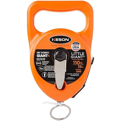 Keson "Little Giant" Chalk Line Reel - 110 Ft.