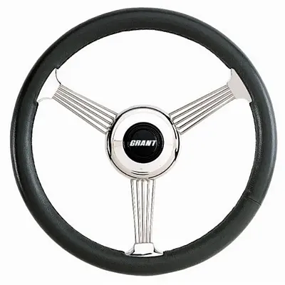 GRANT 1050 Banjo Wheel Black Lthr