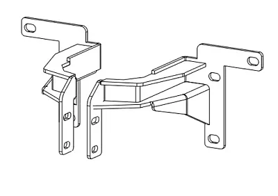 GO RHINO 55675 Rhino! Charger 2 - Rc2 Brackets