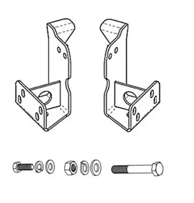 GO RHINO 561460TK Rc4 & Rc3 Lr Brackets