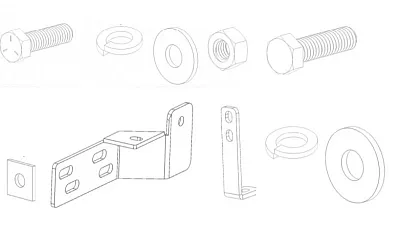 GO RHINO 565660TK Rc4 & Rc3 Lr Brackets
