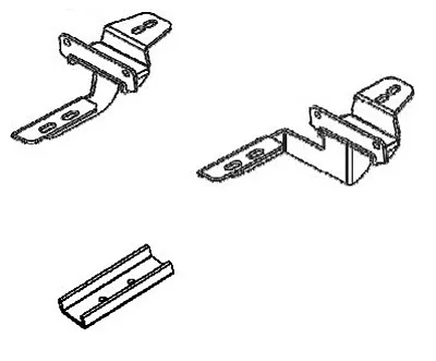 GO RHINO 6945055 Brackets For Rb Running Boards
