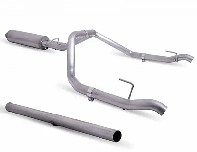 GIBSON EXHST 65698 Cat-Back Dual Split Exhaust System