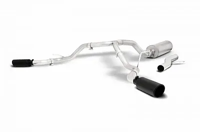 GIBSON EXHST 65714B Black Elite Dual Extreme Exhaust Sy