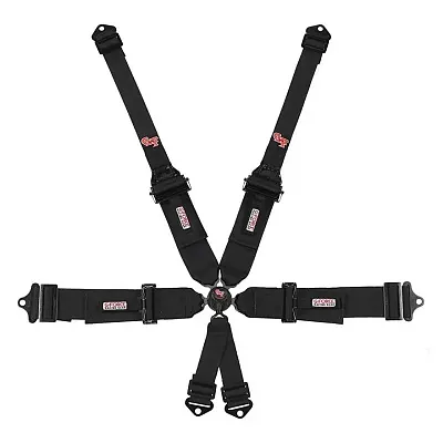 G-FORCE 7601BK Sfi 6Pt Pd-Lap Hnr-Shld Cam Bk