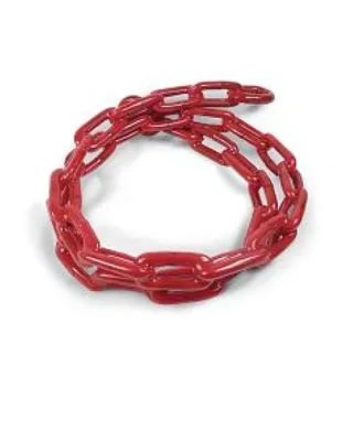 GREENFIELD 2116RD Vnyl Ctd Chain 5/16X5 Red