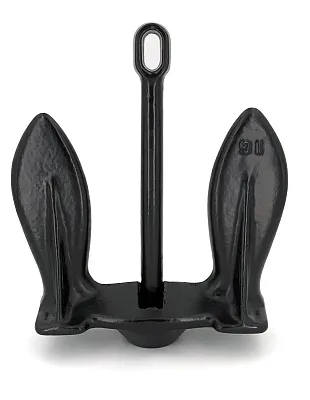 GREENFIELD 910EUPC 10 Lb. Navy Anchor - Black