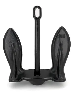 GREENFIELD 920EUPC 20 Lb. Navy Anchor - Black