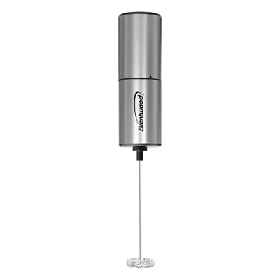 Brentwood Powerful Battery Operated Stainless Steel Electric Milk Frother