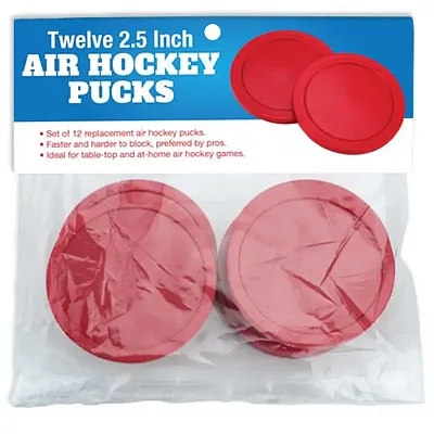 2.5" Mini Air Hockey Pucks, 12-pack GAIR-001*6