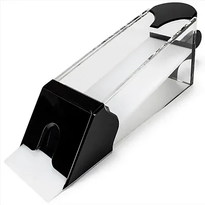 8 Deck Acrylic Baccarat Shoe with Handle and Lid GBAC-201