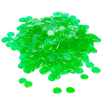 300 Pack Green Bingo Chips GBIN-002