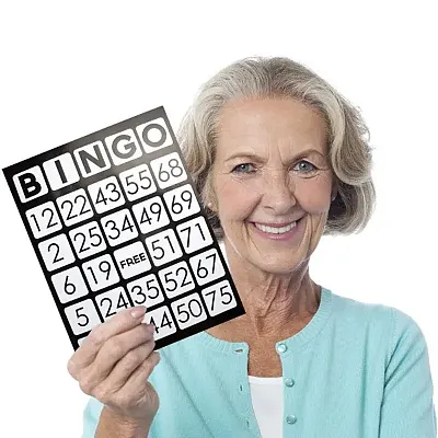 EZ Readers Jumbo Bingo Cards, Pack of 25 GBIN-206