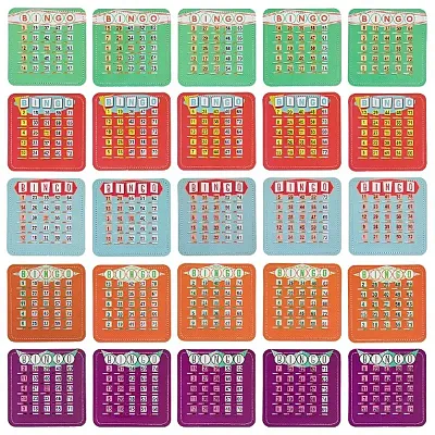EZ Clear Shutter Bingo Cards, Pack of 50 GBIN-209