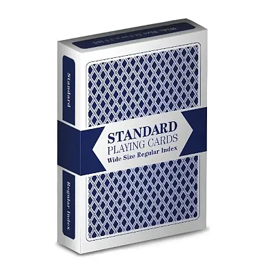 Blue Deck,Brybelly Playing Cards (Wide Size, Standard Index) PCP