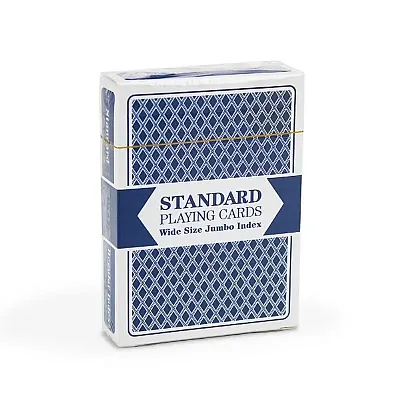 Blue Deck, Brybelly Playing Cards (Wide Size, Jumbo-Index) GCAR-