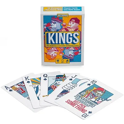 King&#039;s Drinking Game Plastic Playing Cards GCAR-601