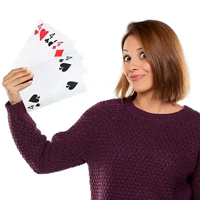 Jumbo Oversize Playing Cards 4.5&quot;x7&quot; GT-1002