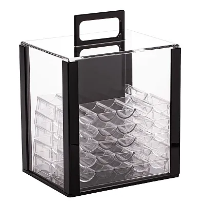 Acrylic Poker Chip Case 1000 Ct GCAS-1000AC