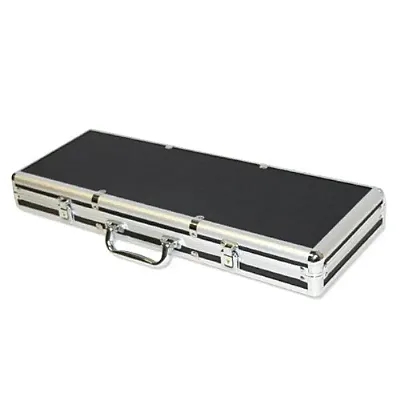 500 Ct Black Aluminum Case with Red Interior CAS-0500B