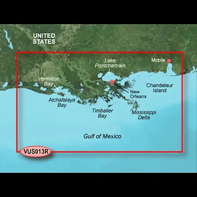 GARMIN CARTO 010C071400 G3V Vus013R - Mobile-Lake Charles