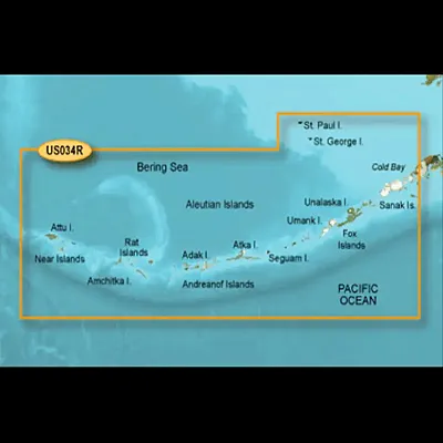 GARMIN CARTO 010C073500 G3V Vus034R - Aleutian Islands