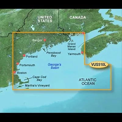 GARMIN CARTO 010C073900 G3V Vus510L - St John-Cape Cod