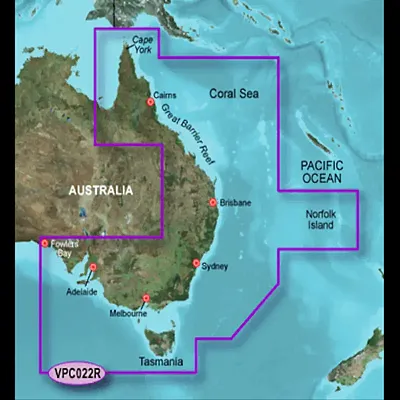 GARMIN CARTO 010C075600 G3V Vpc022R - East Coast Australia
