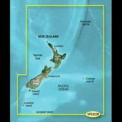 GARMIN CARTO 010C075700 G3V Vpc023R - New Zealand